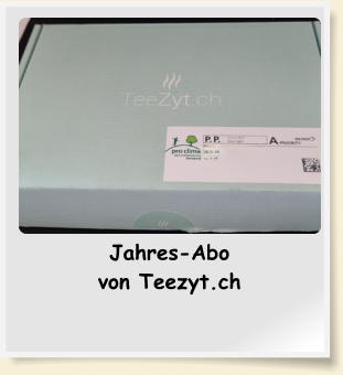 Jahres-Abo  von Teezyt.ch